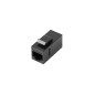 Adaptador lanberg keystone feed - thru rj45 a rj45 utp cat6