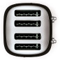 SMEG TOASTER 4X4 50´STYLE BLACK TSF03BLEU