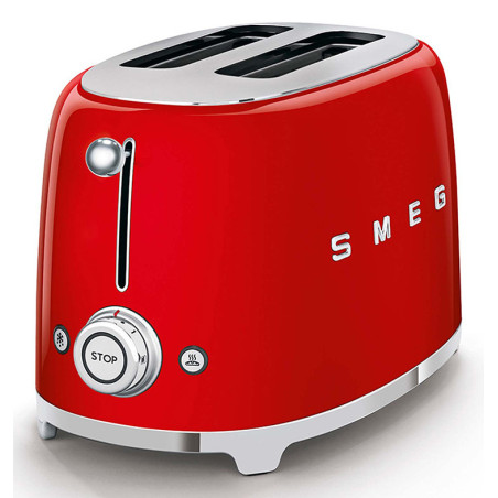 SMEG TOASTER 2X2 50´ STYLE RED TSF01RDEU