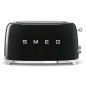 SMEG TOASTER 2X4 50´STYLE BLACK TSF02BLEU