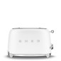 SMEG TOASTER 2X2 50´ STYLE MATT WHITE TSF01WHMEU