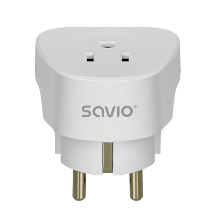 Savio AP-01 adattatore e invertitore Interno 3750 W Bianco