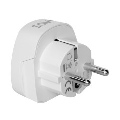 Savio AP-01 adattatore e invertitore Interno 3750 W Bianco