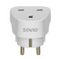 ADAPTADOR ENCHUFE VIAJE UK A ESPAÑA SAVIO AP-02