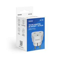 Savio AP-02 adattatore e invertitore Universale 3250 W Bianco