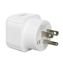 ADAPTADOR ENCHUFE VIAJE ESPAÑA A USA SAVIO AP-03