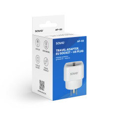 Savio AP-03 adattatore e invertitore Universale 3750 W Bianco