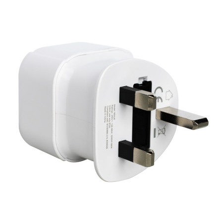 ADAPTADOR ENCHUFE VIAJE ESPAÑA A UK SAVIO AP-04