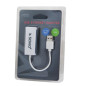 ADAPTADOR USB 2.0 A ETHERNET RJ45 SAVIO CL-24