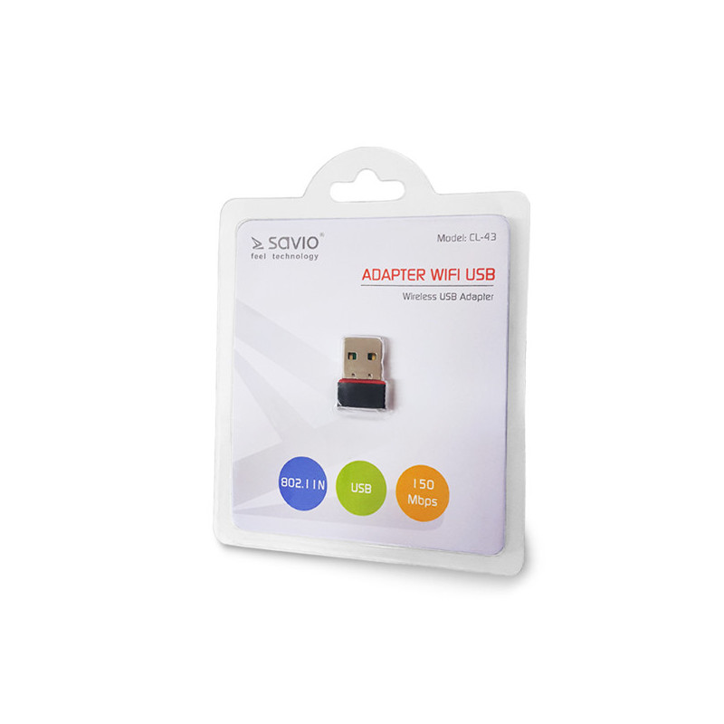 ADAPTADOR WIFI SAVIO CL-43