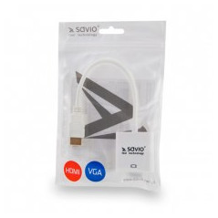 ADAPTADOR HDMI A VGA SAVIO CL-27/B BLANCO M/H