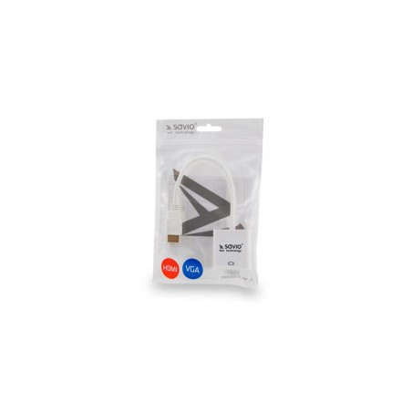 ADAPTADOR HDMI A VGA SAVIO CL-27/B BLANCO M/H