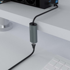 Savio AK-55 Adapter USB-A 3.1 GEN 1 do RJ-45 Gigabit Ethernet USB 3.2 Gen 1 (3.1 Gen 1) Type-A 1000 Mbit s Nero
