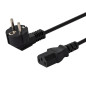 CABLE ALIMENTACIÓN 1.8M SCHUKO-IEC C13 SAVIO CL-98