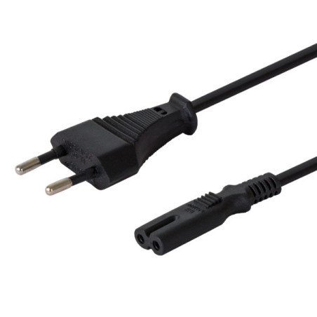 Savio CL-97 cavo di alimentazione Nero 1,2 m Spina di alimentazione di tipo E IEC C7