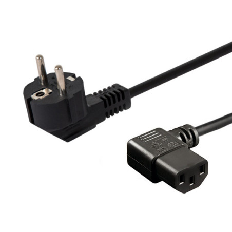 Savio CL-115 cavo di alimentazione Nero 1,2 m IEC C13