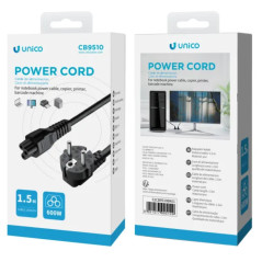 CABLE DE ALIMENTACIÓN UNICO DE COLA DE FLOR 1.5M
