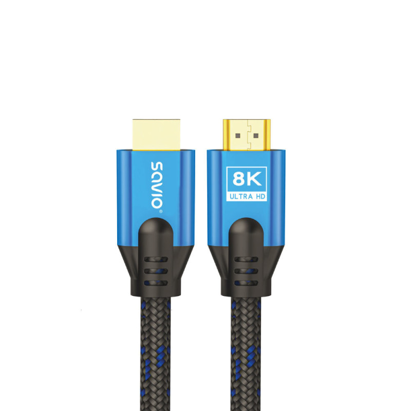 CABLE HDMI 2.1 (M) TRENZADO 8K SAVIO CL-169 5M