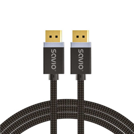 CABLE SAVIO DISPLAYPORT A DISPLAYPORT 2M M/M