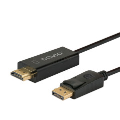 CABLE DISPLAYPORT A HDMI 1.5M SAVIO CL-183 M/M