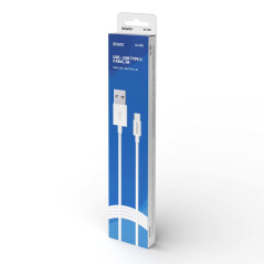 Savio CL-125 cavo USB USB 2.0 1 m USB A USB C Bianco