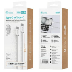 CABLE UNI USB-C A USB-C 60W 3A