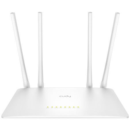 Cudy WR1200 router wireless Fast Ethernet Dual-band (2.4 GHz 5 GHz) Bianco