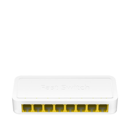 Cudy FS108D switch di rete Fast Ethernet (10 100) Bianco