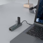 HUB SAVIO USB(C) - 3 X USB(A) 3.1 + 1 X RJ45