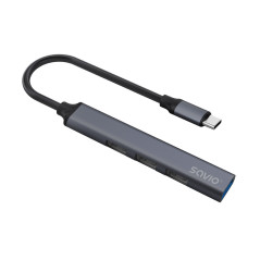 HUB USB(C) - 3 X USB(A) 2.0 + 1 X USB(A) 3.1 SAVIO
