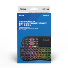 Savio SAVMKW-04 tastiera per dispositivo mobile QWERTY Inglese US USB tipo-C Nero