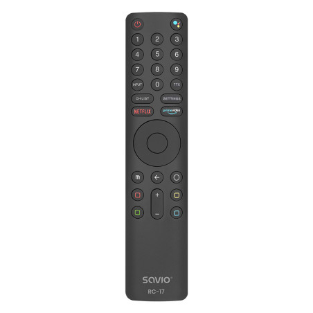 Savio SAVPILOTRC17 XIAOMI telecomando IR Bluetooth TV Pulsanti