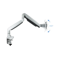 TooQ DB3032TNR-S Supporti a parete per TV 81,3 cm (32") Scrivania Argento