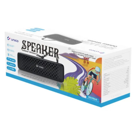 ALTAVOZ UNICO BLUETOOTH CON CORREA 5W*2 85DB