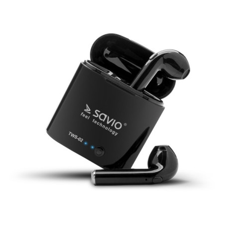 AURICULARES INALABRICOS BLUETOOTH 5.0 SAVIO TWS-02