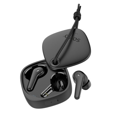 Savio TWS-11 cuffia e auricolare True Wireless Stereo (TWS) In-ear Musica e Chiamate USB tipo-C Bluetooth Nero