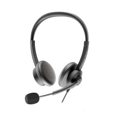 Axtel AXH-ACEUCD cuffia e auricolare Cablato A Padiglione Ufficio USB Type-C   USB Type-A Nero