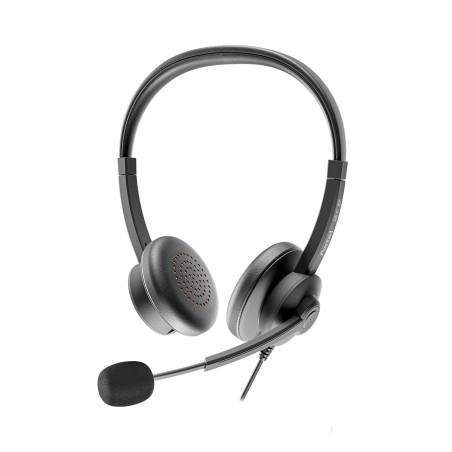 Axtel AXH-ACEUCD cuffia e auricolare Cablato A Padiglione Ufficio USB Type-C   USB Type-A Nero