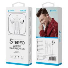 AURICULARES UNICO JACK 3.5 STEREO 1.2M TPE