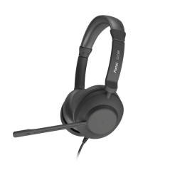 Axtel AXH-ONEUCD cuffia e auricolare Cablato A Padiglione Ufficio USB tipo A Nero