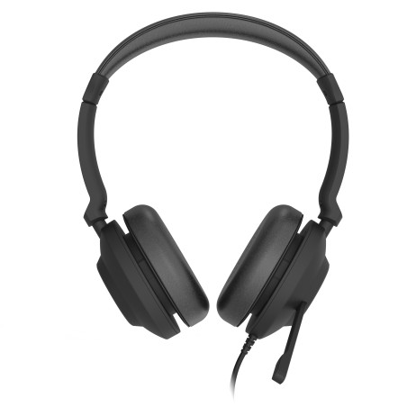 Axtel AXH-ONEUCDC cuffia e auricolare Cablato A Padiglione Ufficio USB tipo-C Nero