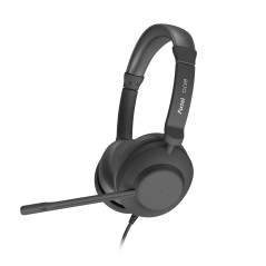 Axtel AXH-ONEUCDC cuffia e auricolare Cablato A Padiglione Ufficio USB tipo-C Nero