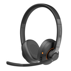 Axtel Pro BT duo Auricolare Wireless A Padiglione Ufficio USB tipo-C Bluetooth Nero, Arancione