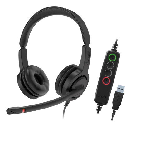 AURICULARES AXTEL VOICE UC28 DUO USB-A