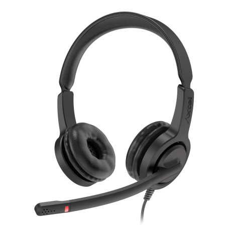 Axtel VOICE UC28-35 stereo USB-C Auricolare Cablato A Padiglione Ufficio USB tipo-C Nero