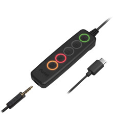 Axtel VOICE UC28-35 stereo USB-C Auricolare Cablato A Padiglione Ufficio USB tipo-C Nero