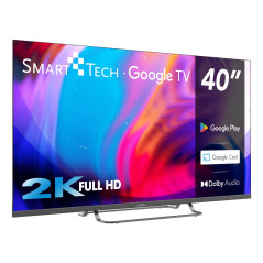 Smart-Tech 40FG01V TV 101,6 cm (40") Full HD Smart TV Wi-Fi Grigio