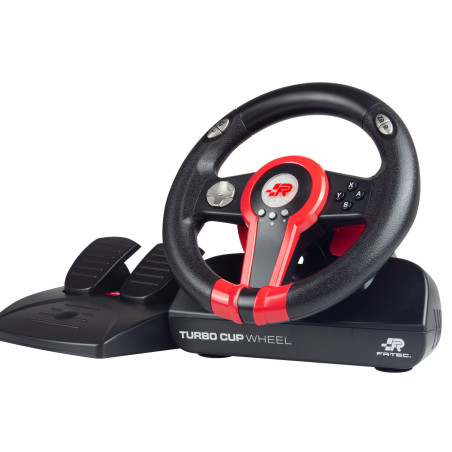 Blade Gaming Turbo cup Nero, Rosso Sterzo + Pedali Nintendo Switch, Nintendo Switch Lite, PC