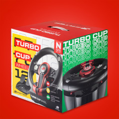 Blade Gaming Turbo cup Nero, Rosso Sterzo + Pedali Nintendo Switch, Nintendo Switch Lite, PC