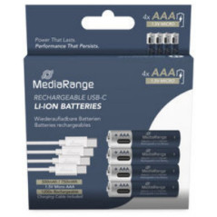 MediaRange MRBAT160 batteria per uso domestico Batteria ricaricabile Mini Stilo AAA Ioni di Litio